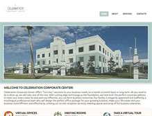 Tablet Screenshot of celebrationcorporatecenter.com